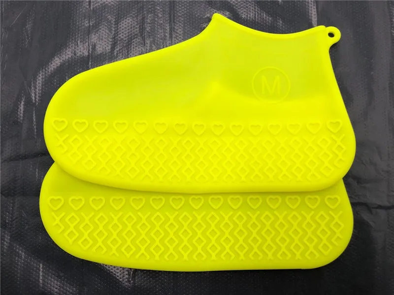 Складной чехол для дождевой обуви водонепроницаемая резиновая