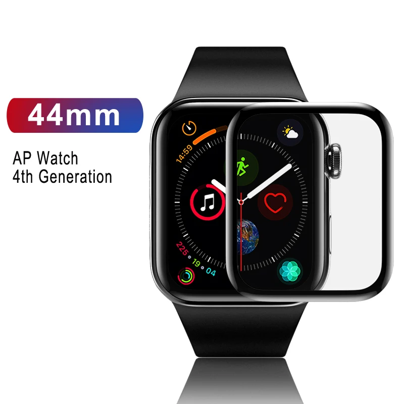 44mm for iWatch 4 Baseus 0,2 мм Защитная пленка для экрана с полным покрытием для Apple Watch 1 2 3 38 мм 42 мм для Apple Watch 4 5 40 мм 44 мм - Цвет: 44mm for iWatch 4