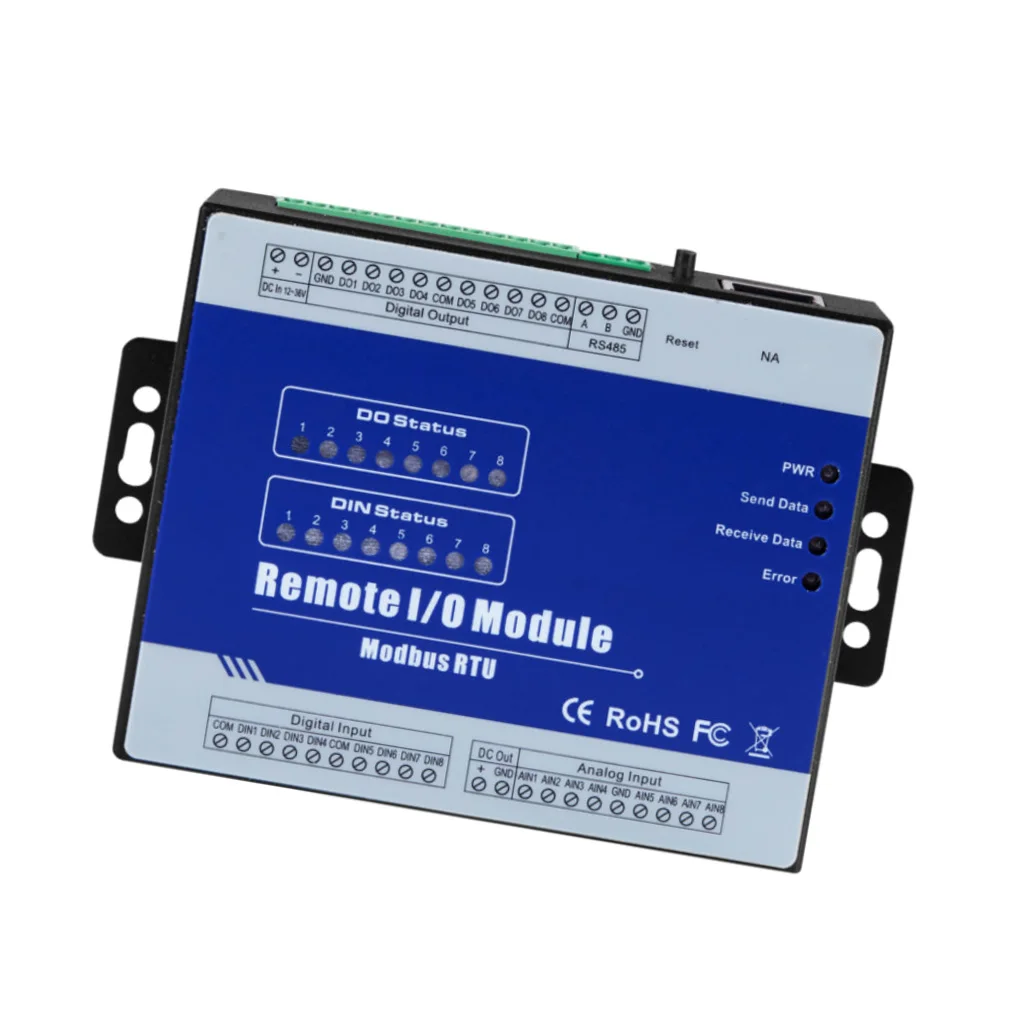 M330 Modbus RTD дистанционный IO модуль (8AI) RS485 сбора данных Поддержка TCP система