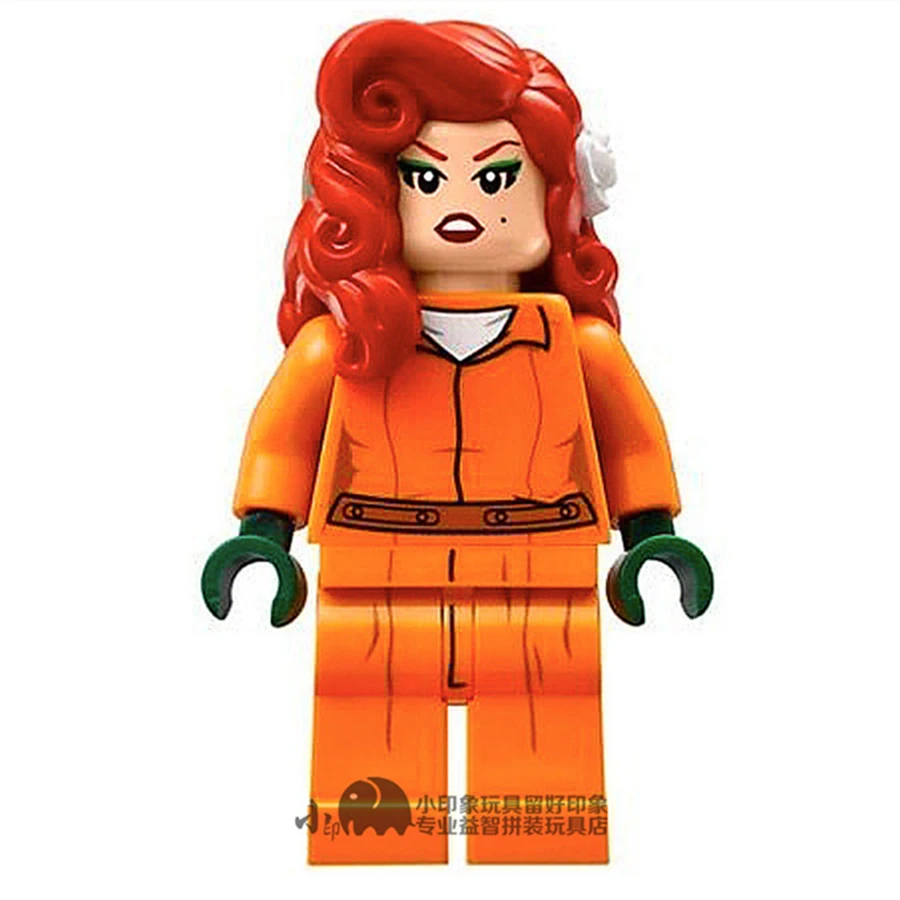 Одиночная распродажа плющ Бэтмен яд Барбара Риддлер Бэтгерл строительные блоки