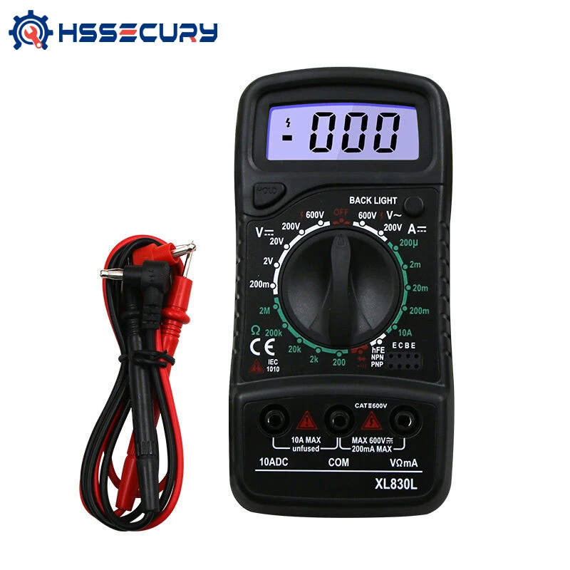 Цифровой мультиметр XL830L ручной Электрический измеритель емкости и с ЖК дисплеем