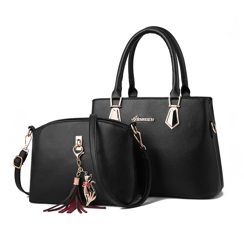 black(style4) Adisputent Women's Multi-pockets Shoulder Bag New Fashion Portable Outdoor Travel Zipper Multi-functions Large Capacity Handbags - Цвет: black(style4)