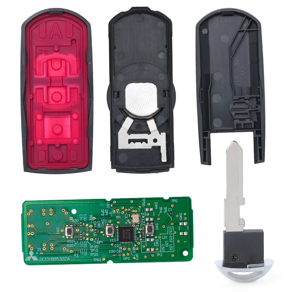 Сменный пульт дистанционного управления KEYECU 3 кнопки FSK 315 МГц ID49 модель Mazda SKE13D01 FCC