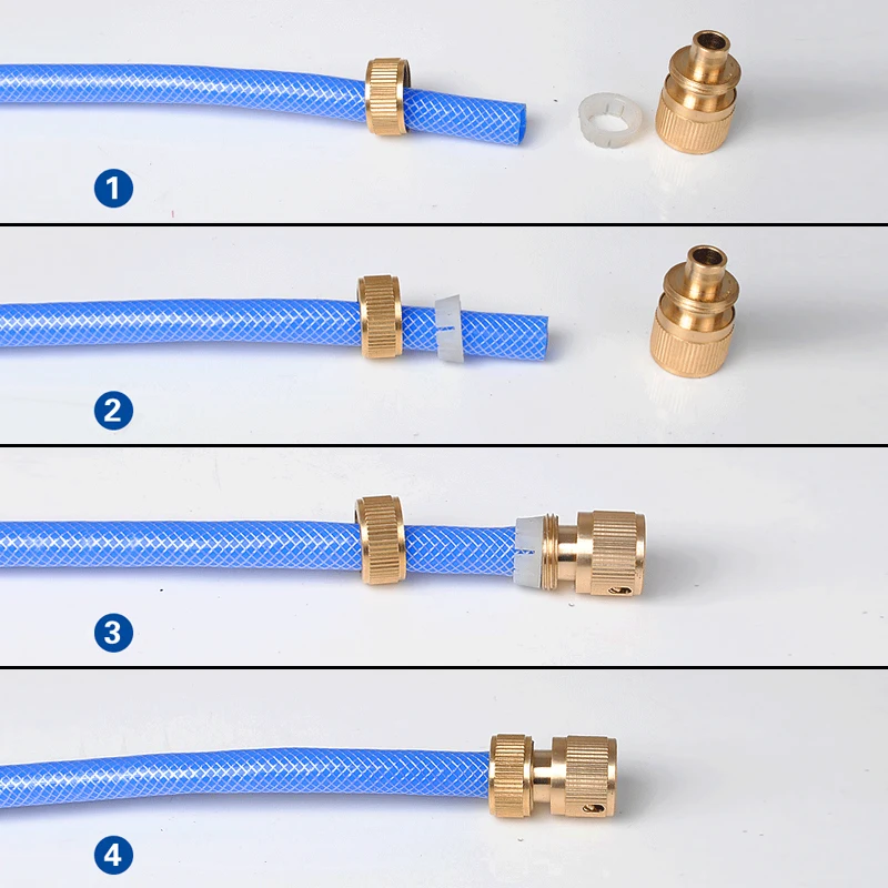 

Garden Quick Connector Copper Thread Joint Irrigation Hose Fittings Watering Tube Accessories Water Pipe Adaptor L23