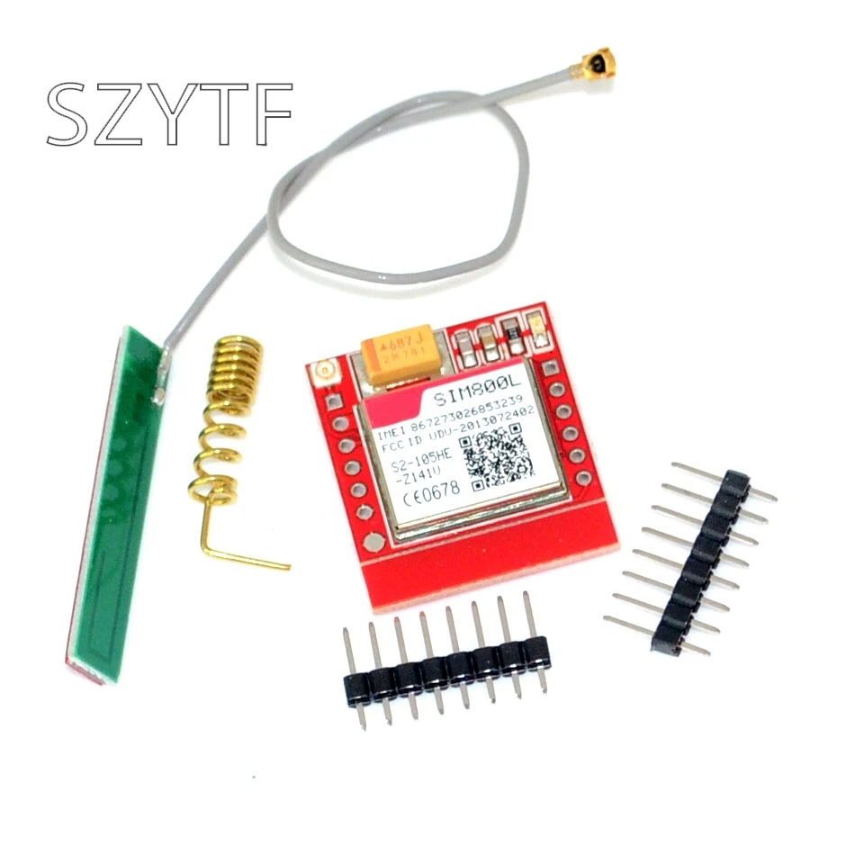 Маленький модуль SIM800L GPRS GSM карта MicroSIM Core BOard Quad band ttl последовательный порт с