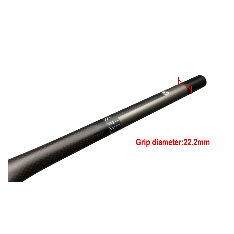 TOSEEK углеродное волокно для велосипеда руль MTB горный велосипед интегрированый