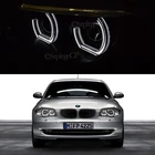 Светодиодное кольцо ангельские глазки, акриловое кольцо DRL в стиле DTM для BMW 1 серии E81 E82 E87 E88 2004-2012, аксессуары для ксеноновых фар
