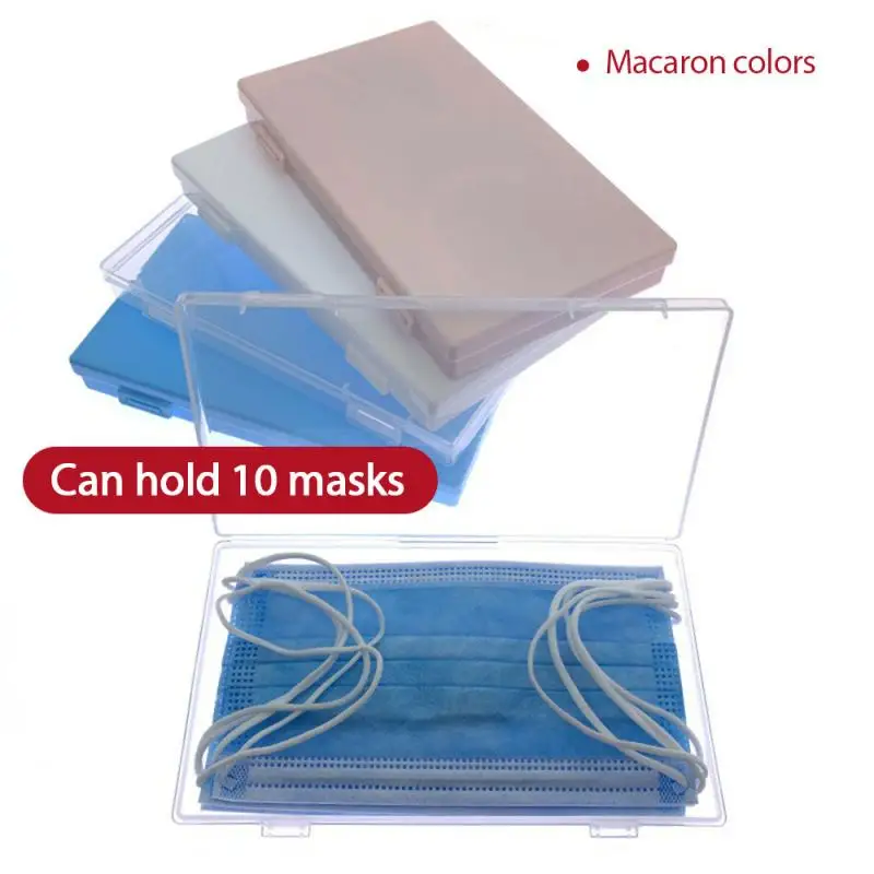 PP Mask Storage Box Holder Portable Dust Proof Moisture Children's Student Temporary Folder Dropship|Коробки и ящики для