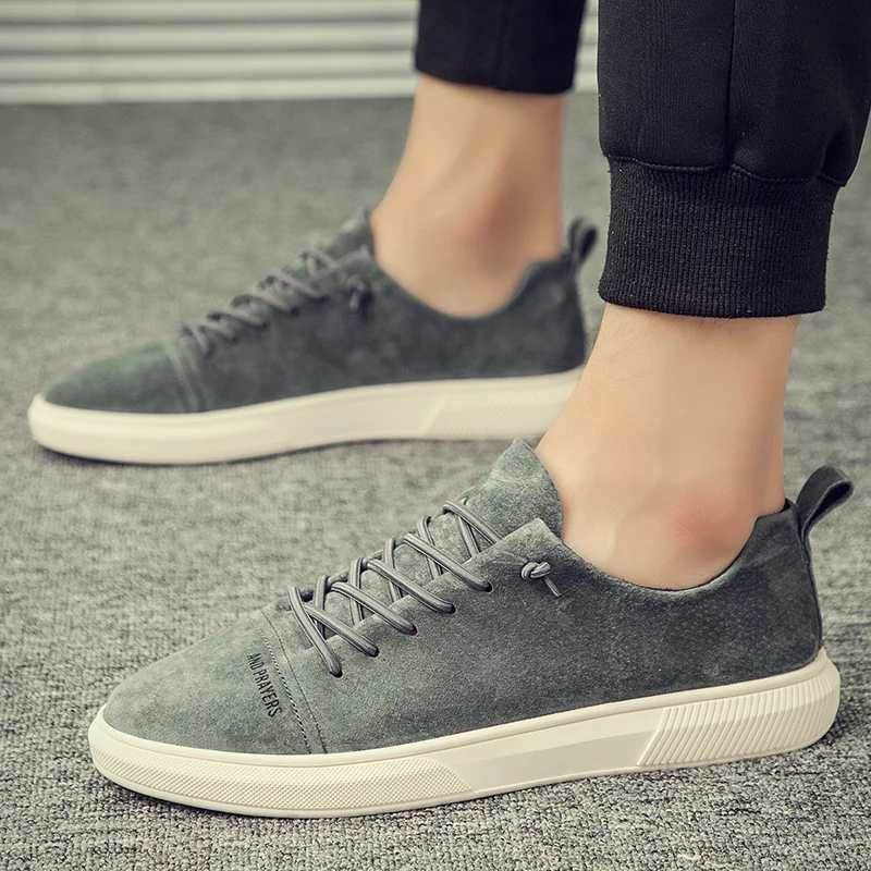 Fashion Men Genuine Leather Casual Shoes Mocasines Male Soft Moccasins Anti-Slip Flat Loafers Sneakers | Обувь