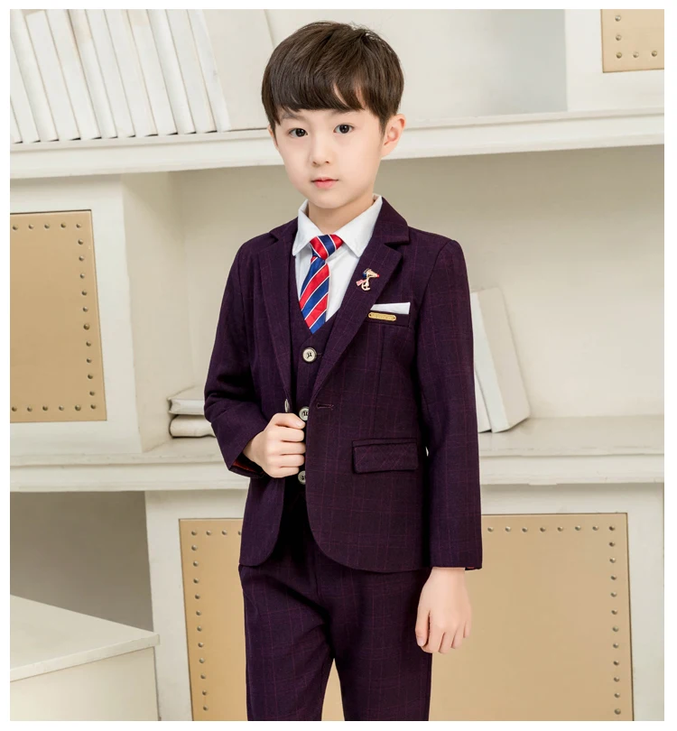 2019 нарядный вечерний блейзер с цветочным принтом для мальчиков комплект одежды