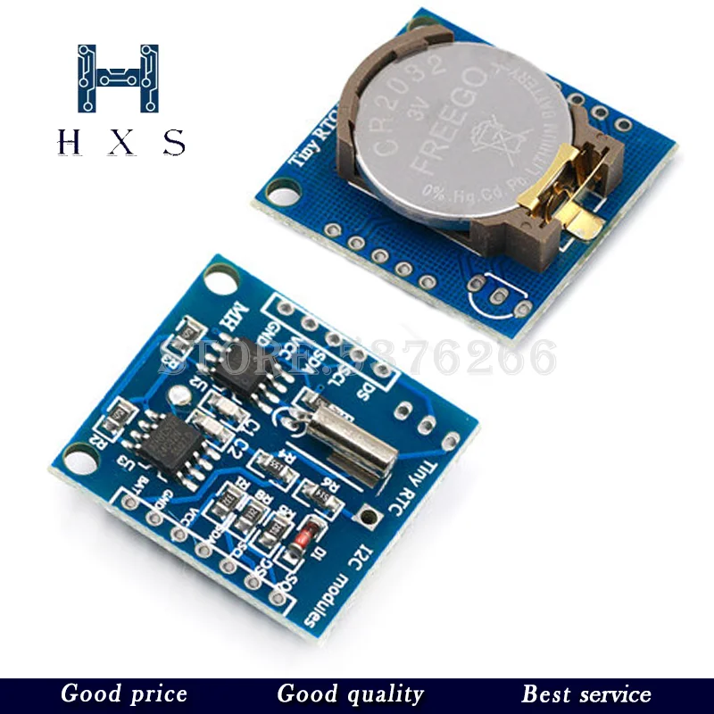 1 шт. небольших RTC I2C модулей 24C32 память DS1307 часы не включая батарею | Обустройство