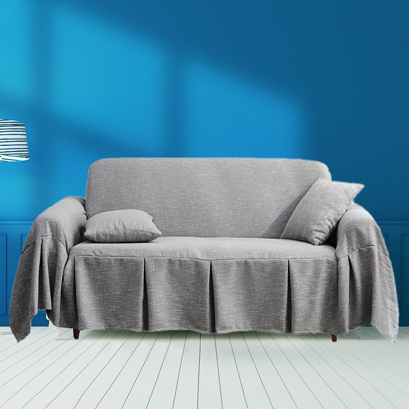 10 цветов роскошное льняное покрывало для дивана одеяло на диване 123 местный диван