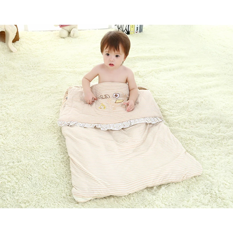 Детский спальный мешок для мальчиков и девочек зимний теплый конверт детей на