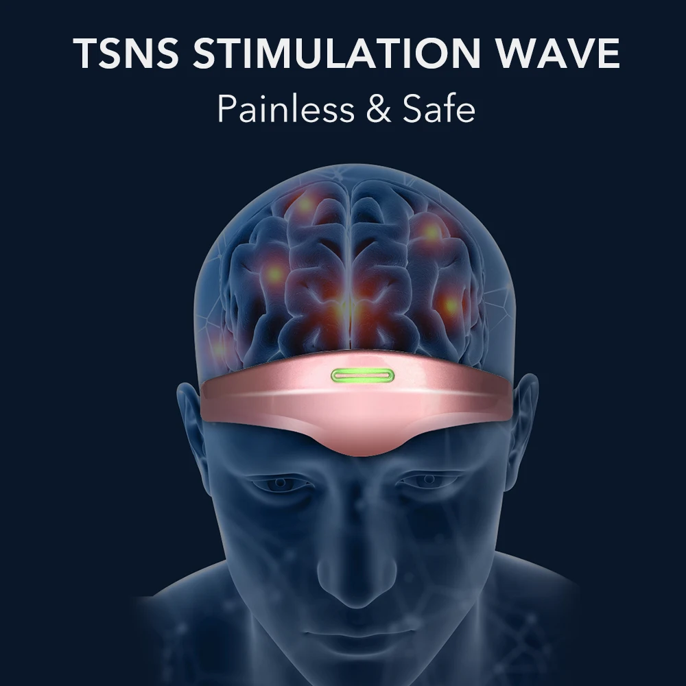 Беспроводной низкочастотный импульсный массажер для головы облегчающий стресс