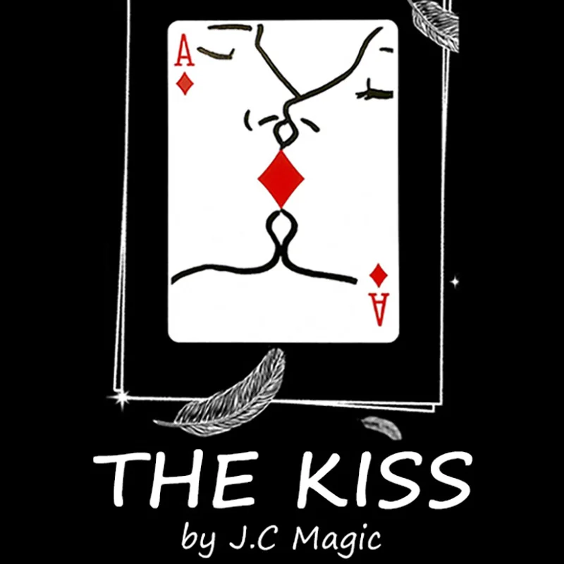 

The Kiss by J.C Magic Card Magic Tricks Gimmick Visual Romantic Poker Magie Magician Close Up Street Illusions Mentalism Funny