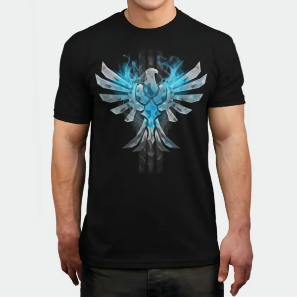 Мужская хлопковая футболка с коротким рукавом принтом | одежда