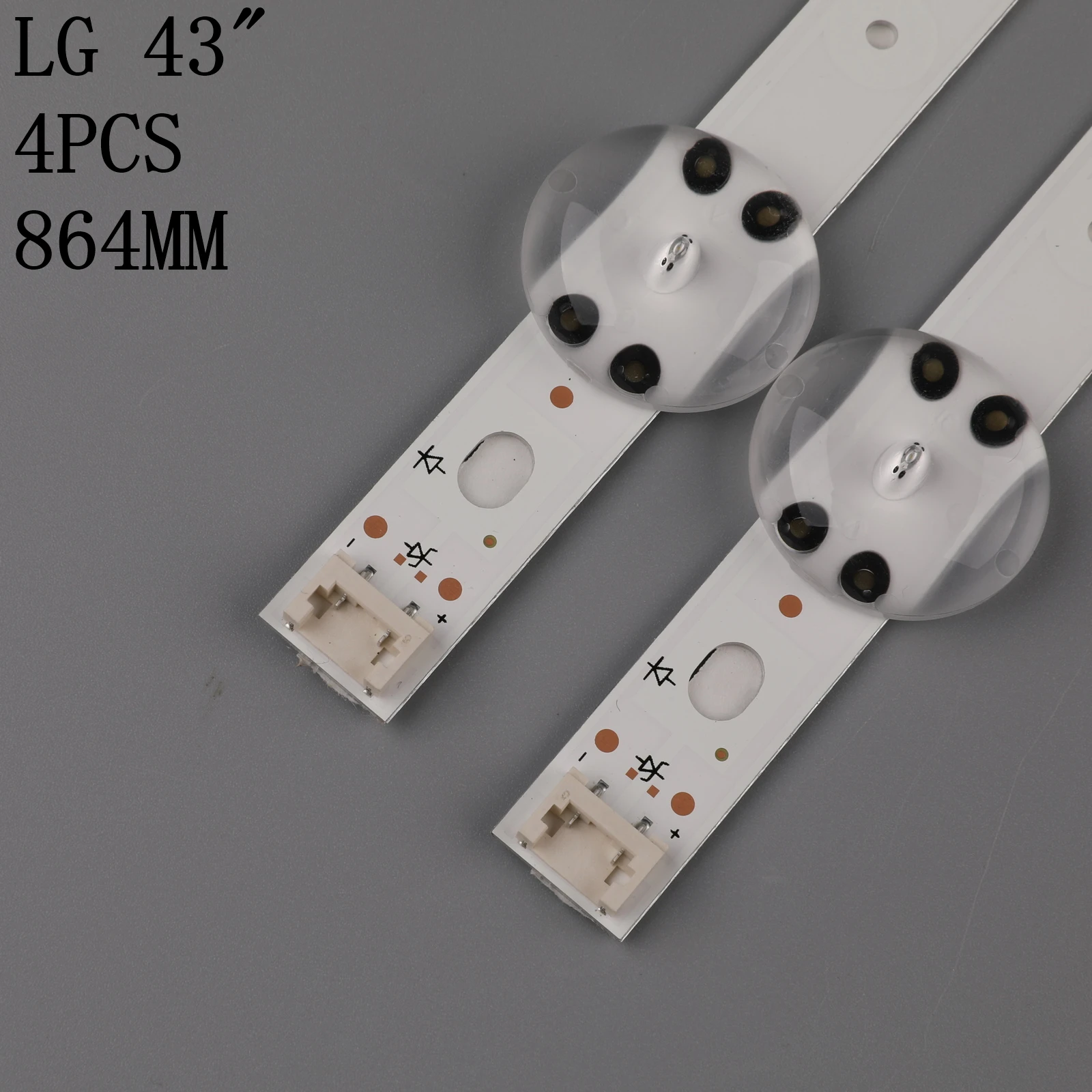 Светодиодная лента для подсветки 10 ламп LG SUNG WEI55V0 E74739 94V-0 43 &quotV17 art3 2867 TV 43LJ614V 43LV340C