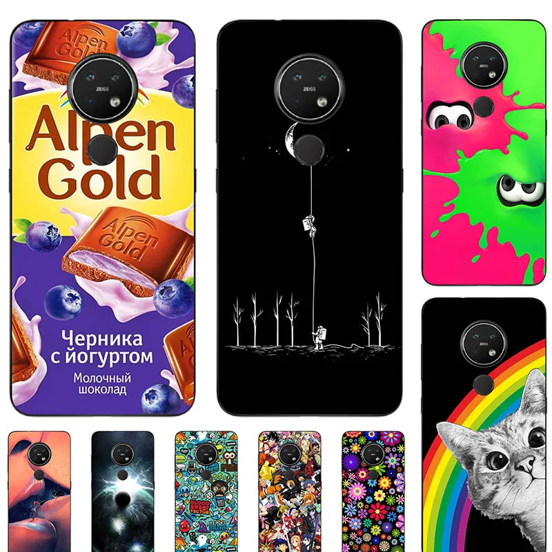 Для Nokia 6 2 чехол мягкий TPU силиконовый крутой с животными для 7 Nokia6.2 Nokia7.2 2019