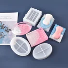 Мыльница Смола силиконовые формы лоток для ювелирных изделий эпоксидная смола литье формы для DIY кольцо держатели для посуды коробка для хранения мыла украшение дома