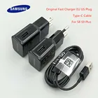 Оригинальное Адаптивное быстрое зарядное устройство Samsung Note 8 9, адаптер быстрой зарядки, кабель типа C для Galaxy S8 S9 S10 Plus S10E A50 A70 A60 A40