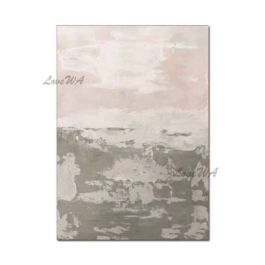 

Современное домашнее настенное украшение, холст, картина маслом, искусство без рамки, ручная роспись, абстрактная Настенная картина без рам...