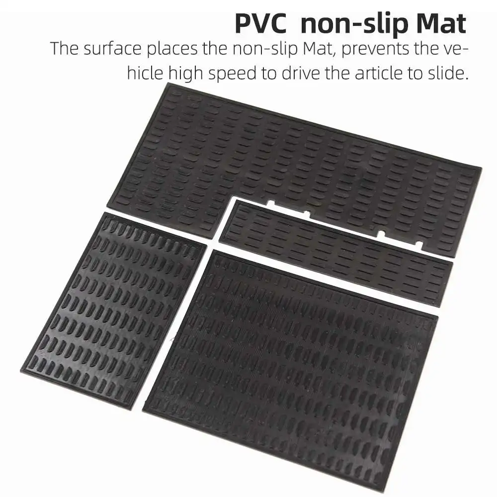 

ABS Front Instrument Storage Box Stowing Tidying Glove Box Double Storey Non-Slip for Tesla Model 3 2018 2019 2020