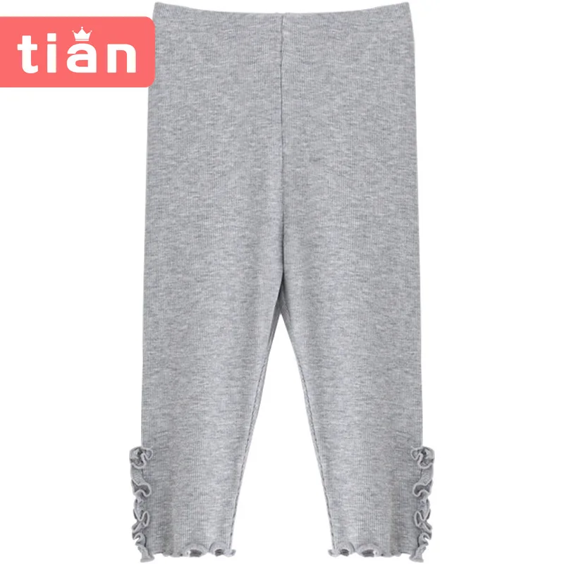 

2021 Summer children's clothing new baby girl casual leggings seven-point pants women