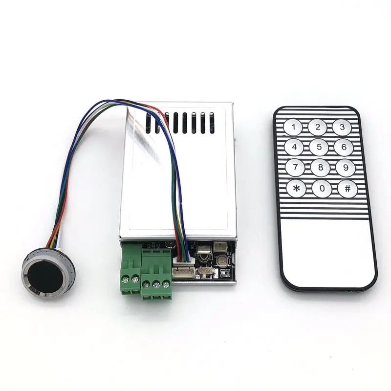 K216 Fingerprint Control Board+R502-A Fingerprint Module Round LED Access Control