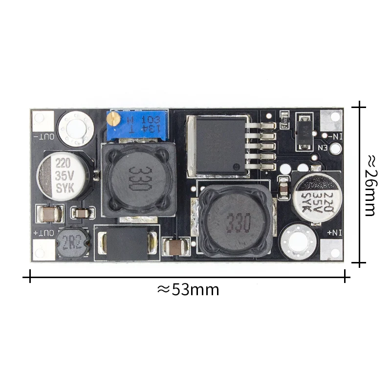 XL6019(XL6009 обновление) автоматический повышающий понижающий dc-dc Регулируемый преобразователь модуль питания 20 Вт 5-32 В до 1,3-35 в - Цвет: XL6019 module