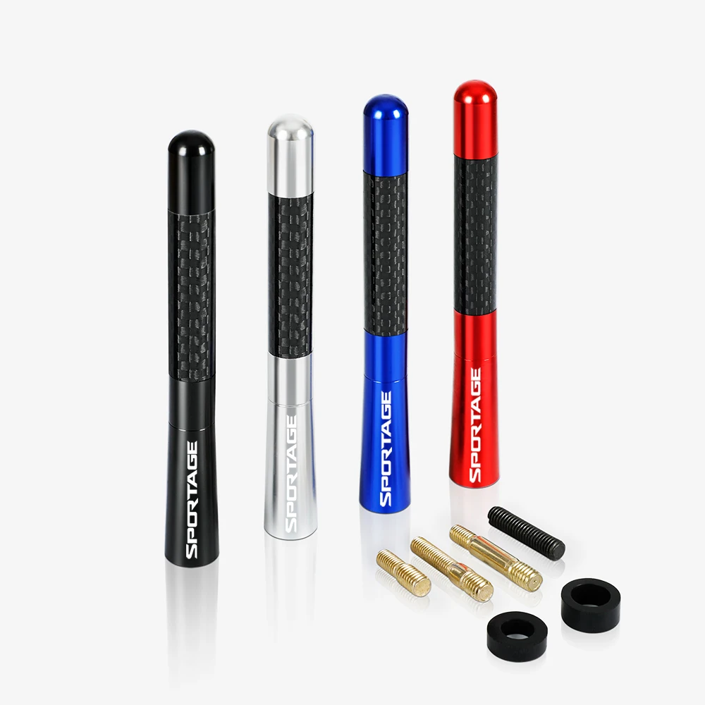 12cm Carbon Fiber Radio Car Antenna For KIA Sportage Ceed Rio Soul Auto Accessories | Aerials