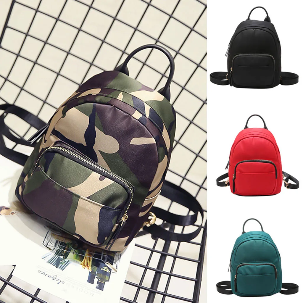 2020 Камуфляжный унисекс кожаный рюкзак для ноутбука Ретро дорожный школьный