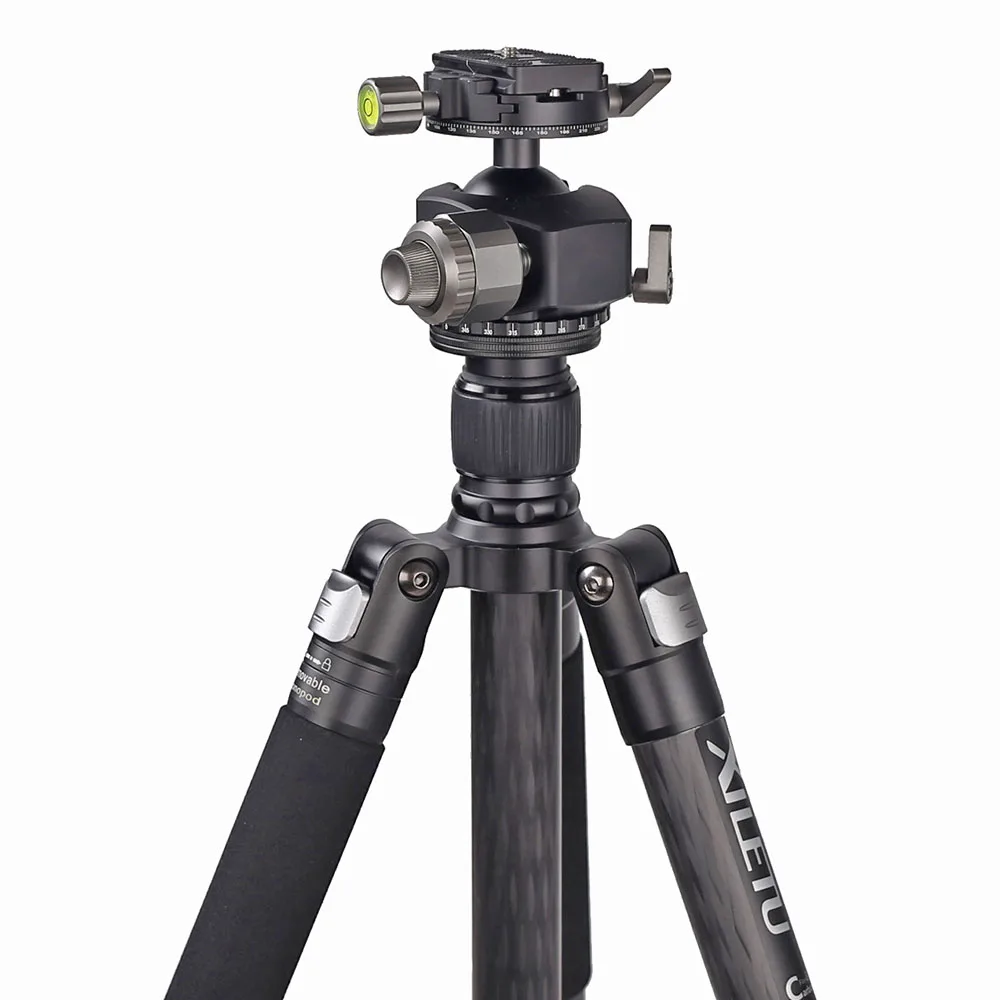 Профессиональный комплект штативов XILETU L334C + G44 из углеродного волокна с трубкой