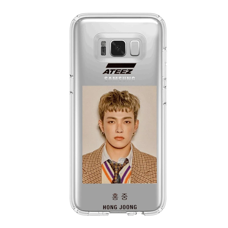 

ATEEZ HongJoong SeongHWA Case for Samsung Galaxy S10 S9 S8 S7 S6 Plus Note 9 8 M30 Mate20 2019 A10 A30 A50 A70 A80 A90