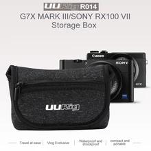 UURig R014 сумка для камеры защитный чехол сумка для хранения для sony RX100 VII Canon G7X Mark III Point& Shoot аксессуары для камеры