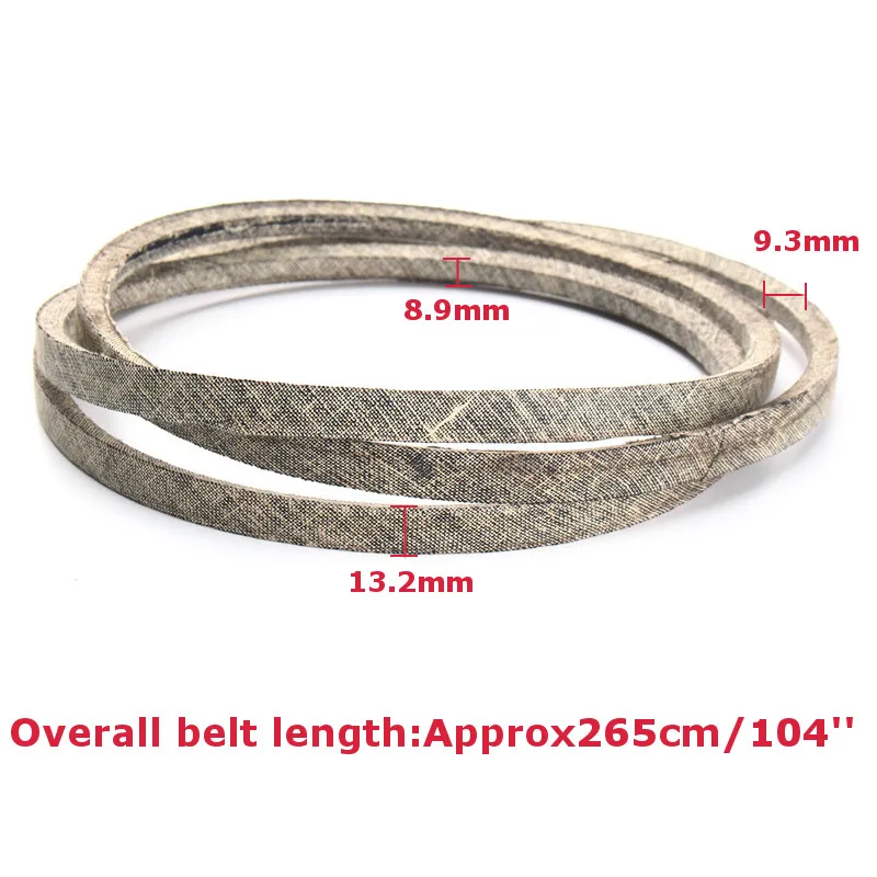 НОВЫЙ 38 дюймов газонокосилка Трансмиссия приводной ремень Езда Косилка палуба