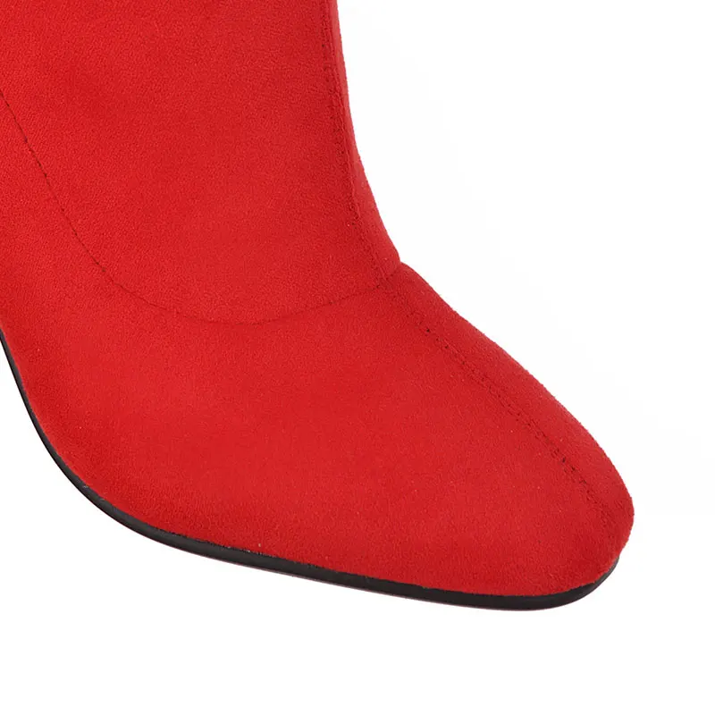 Sgesvier 2019 winter new thick heel shoes women's ankle boots high-heeled female bowtie Martin Women's G735 | Обувь