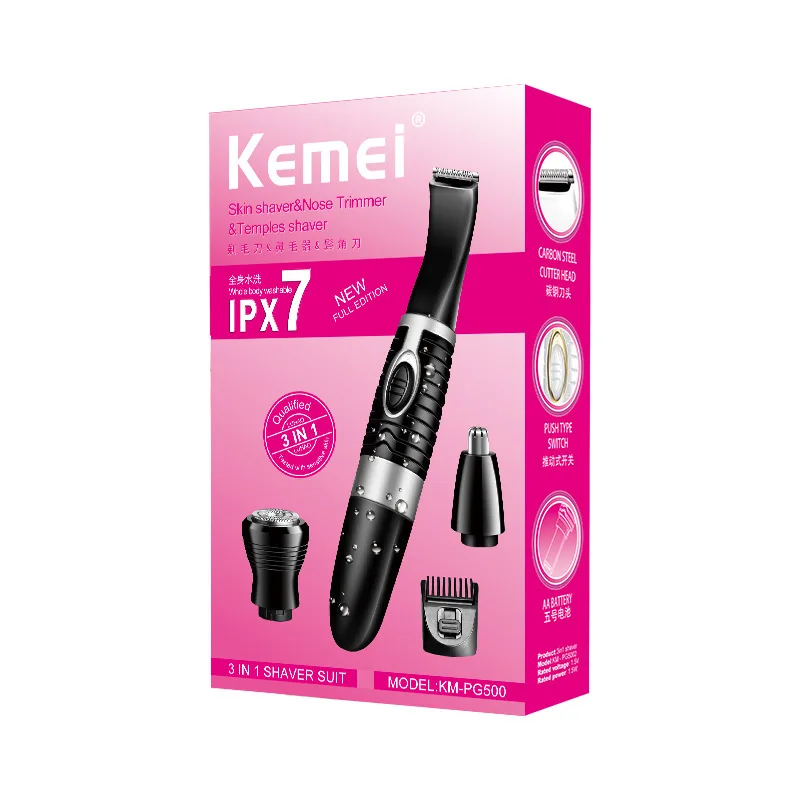 

4in1 Perfect Bikini Trimmer Precision Facial Hair Precision Trimmer for Women Beauty Styler Shapes Trim Style Battery Operated