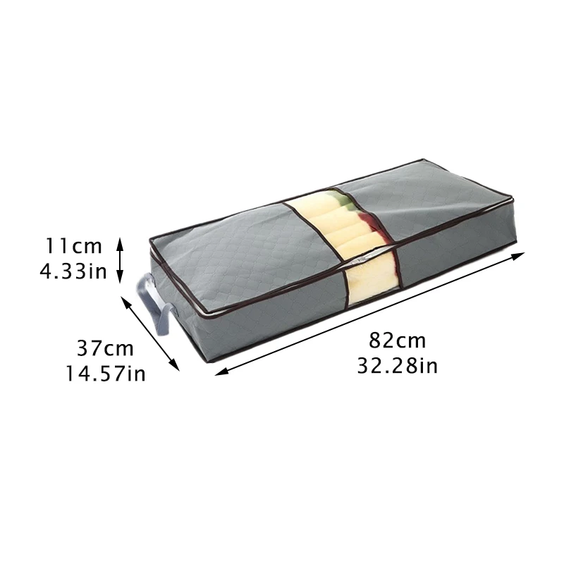 Нетканый семейный органайзер для экономии места кровать под шкафом коробка