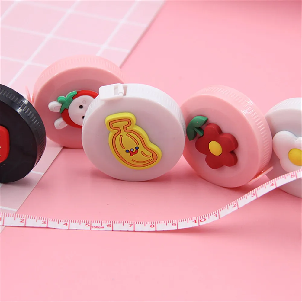 

1.5m Cartoon Tape Measure Retractable Plastic Box Storage Soft Ruler Sewing Tailor Special Ruler Measuring Measurement Tool