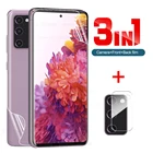 Спереди и длинное сзади гидрогель пленка для samsung galaxy s20 FE 5G защита для экрана телефона samsungs20fe процессором обработки изображений S 20FE 4G 6,5 ''стекло со шлейфом