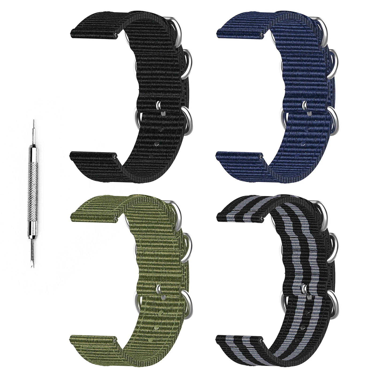 

2021 New Nylon Canvas Replacement Watch Band For Suunto 7 Smart Watch Soft Sweatproof Wrist Strap Bracelet Suunto 7 Accessories