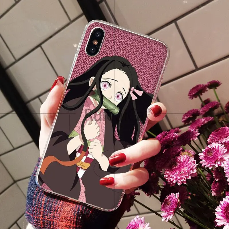 A10 Ruicaica demon slayer аниме ТПУ мягкий силиконовый прозрачный чехол для телефона Apple iPhone 8 7 6 6S Plus X XS MAX 5 5S SE XR чехол - Цвет: A10