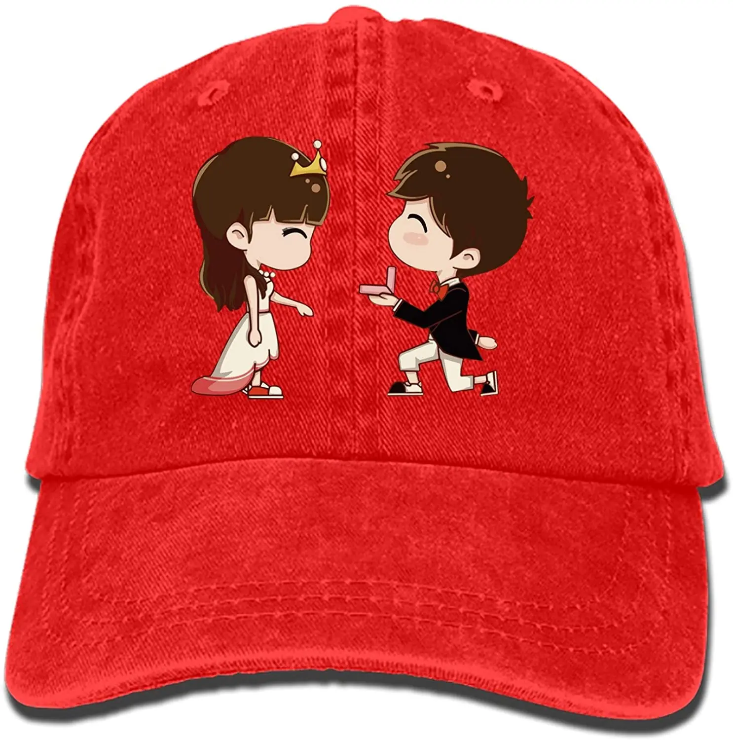 

Classic Cartoon Adjustable Cowboy Cap Denim Hat Low Profile Gift for Men Women