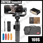 3-осевые стабилизаторы ZHIYUN Smooth 5 Smooth 4 для смартфонов iPhoneSamsungHuaweiXiaomiэкшн-камер