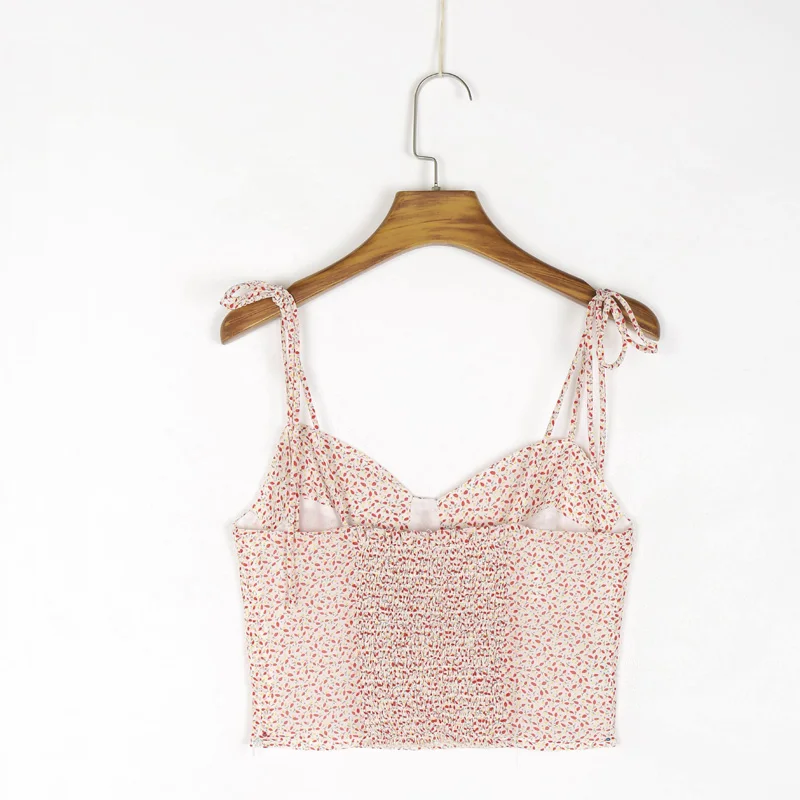 

Summer Women's Casual Printed Short Slim Camisole