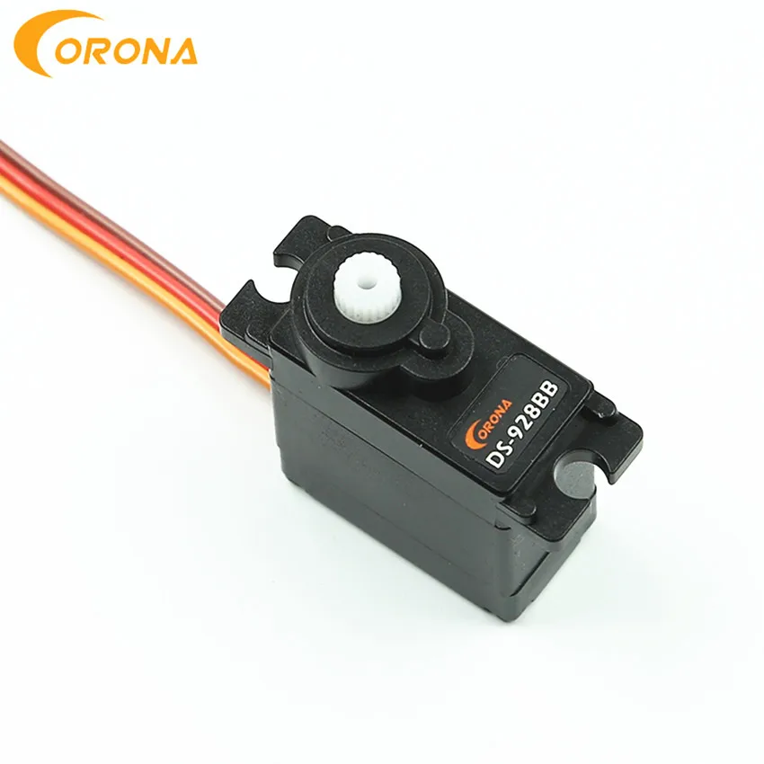 Миниатюрная цифровая рулевая Шестерня Corona 9g с двумя подшипниками для самолета