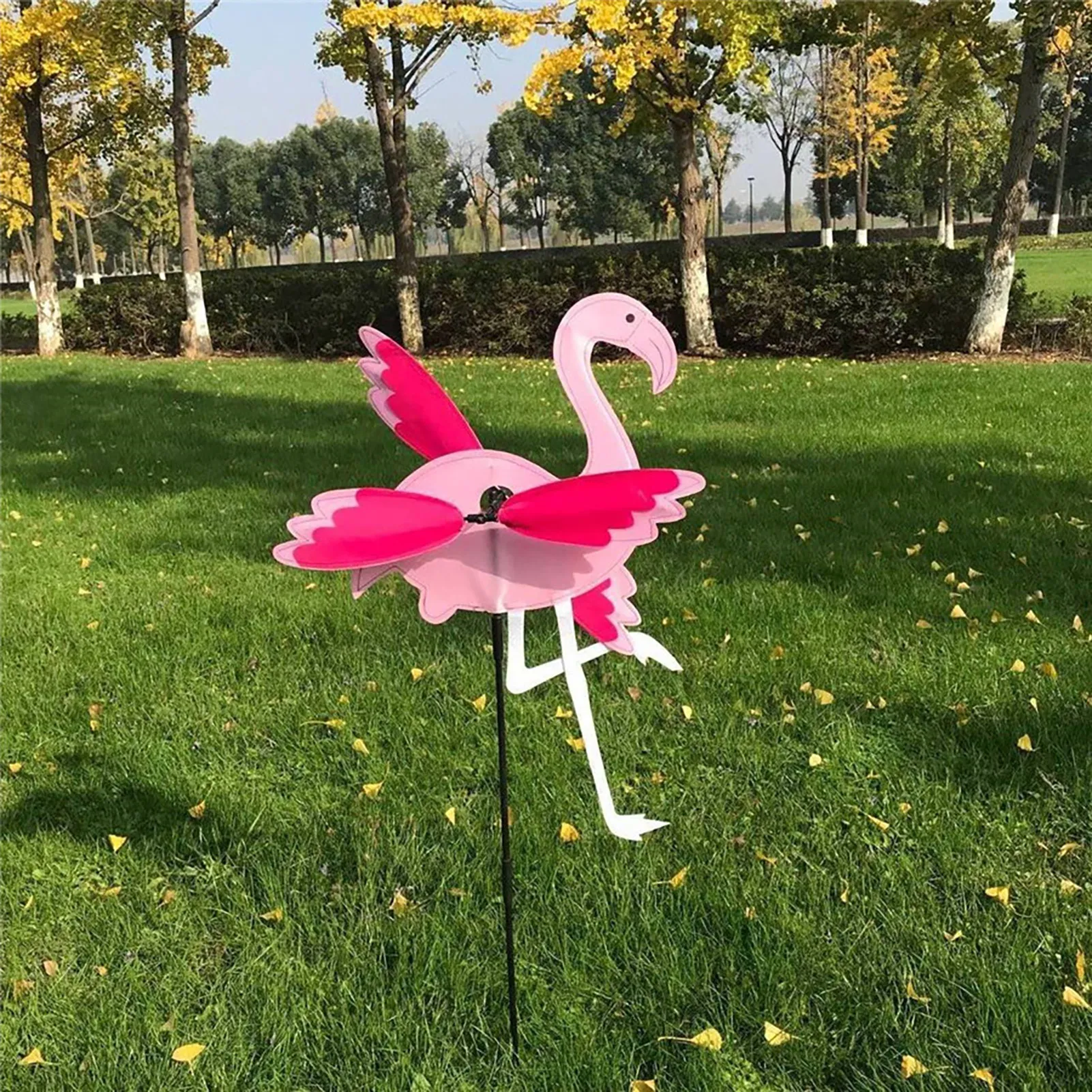 

Garden Flamingo Decoration Windmill Toys Pinwheel Animal Windmill Spinning Pole Windmill Home Garden Yard Decor Outdoor Gifts