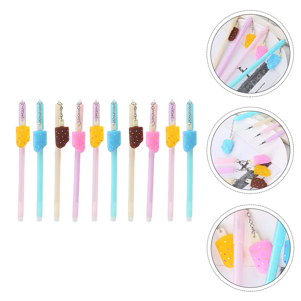 

10 Pcs Adorable Pens Student Writing Pens Learning Supply (Assorted Style)