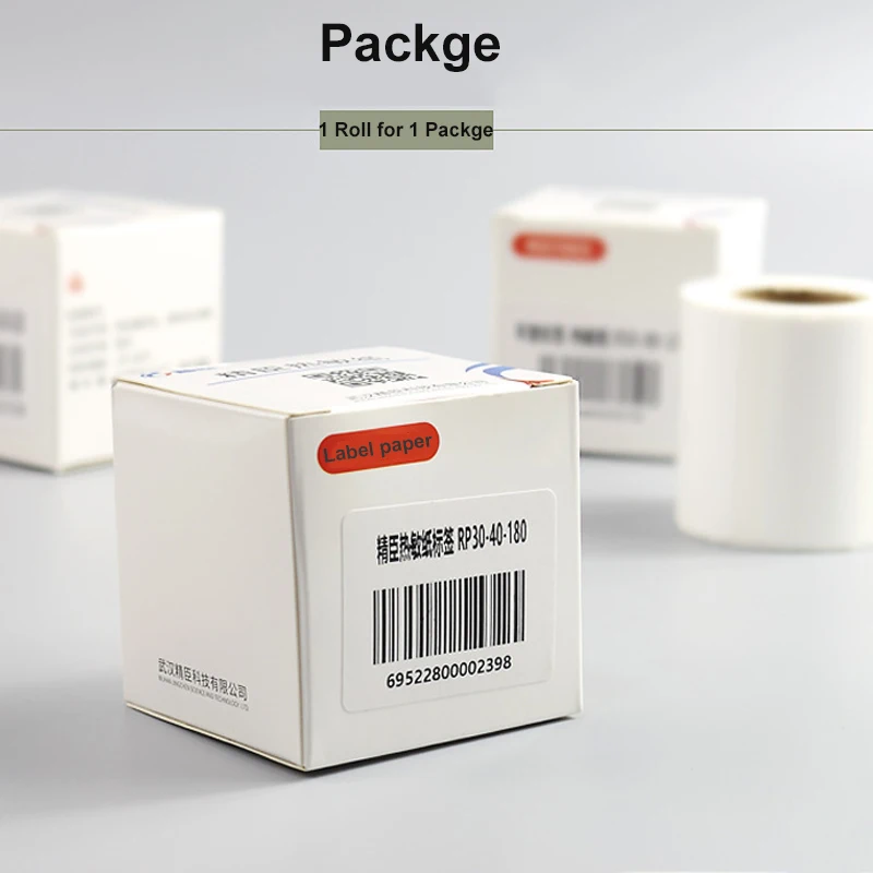 

Niimbot B3S/B21 thermal label paper waterproof label paper color transparent label stickers