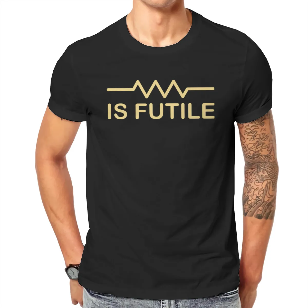

Resistance is Futile T shirt Men T shirt summer T-shirt